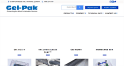 Desktop Screenshot of gelpak.com